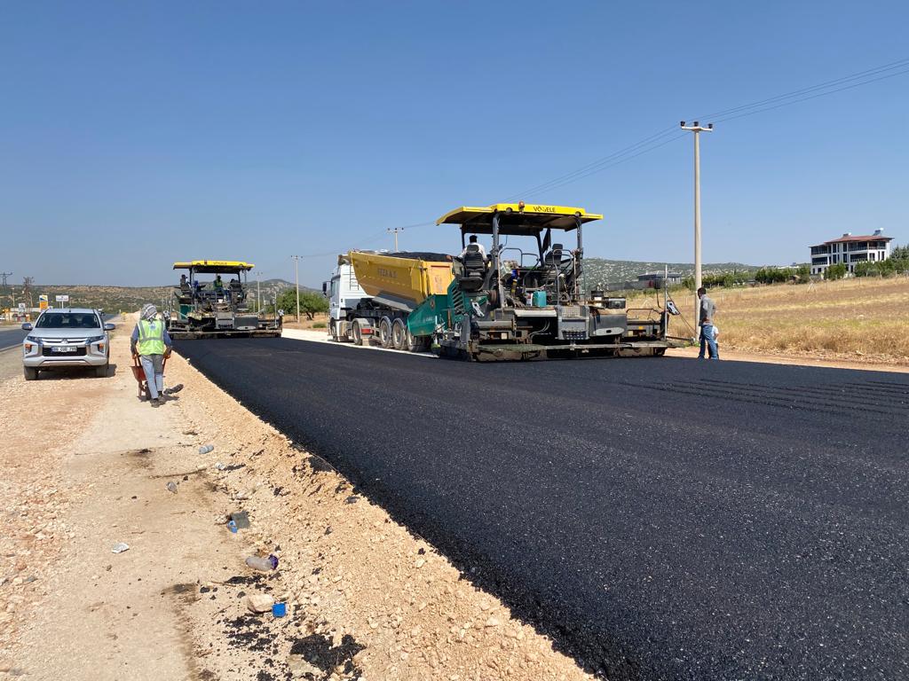 Bitümlü sıcak karışım asfalt serimi