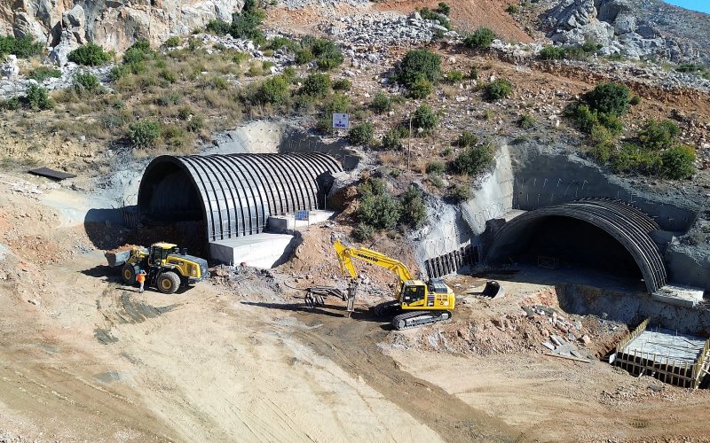 Kaya yarma ve üstyapı — Deha Altyapı saha arşivi