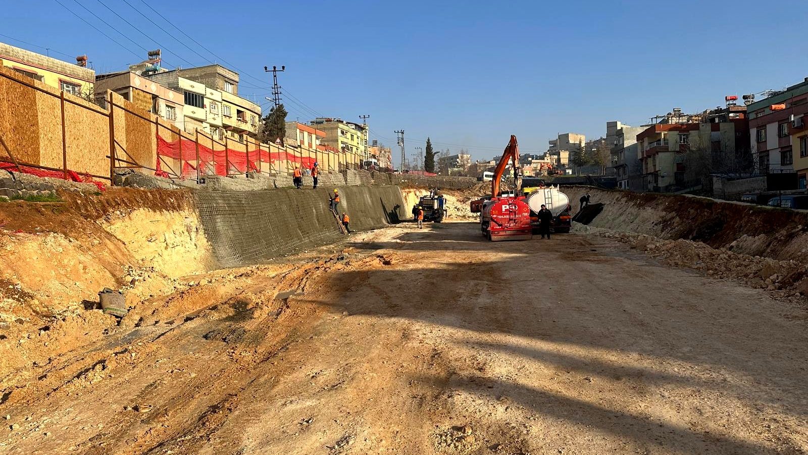 Sahinbey tuneli shotcrete puskurtme beton ve hasir celik